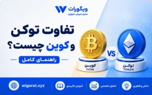 تفاوت توکن و کوین چیست راهنمای کامل